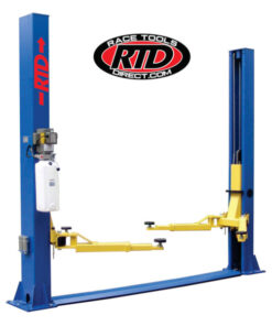 Race Tools Direct 9,000 lb. Capacity, Base Plate 2 Post Lift