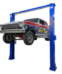 Race Tools Direct 11,000 lb. Direct Drive, Overhead 2 Post Lift- Bi-Symmetric Arms