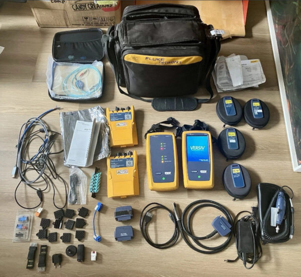 FLUKE DSX2-5000 CABLE ANALYZER KIT (CALIBRATED 2024)