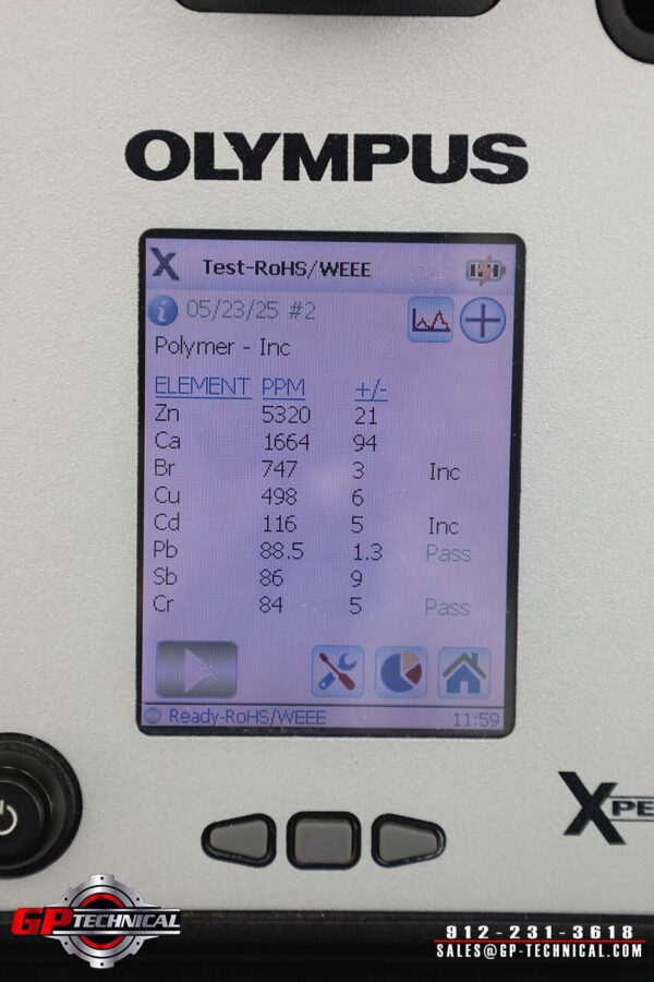 Olympus GoldXpert XP-6500-SDD Portable Benchtop XRF Analyzer for RoHS/WEEE - Image 18