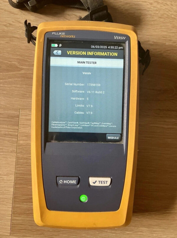 FLUKE DSX2-5000 CABLE ANALYZER KIT (CALIBRATED 2024) - Image 4