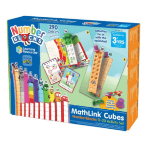 Learning Resources - Numberblocks - MathLink Cubes - 11-20 Activity Set